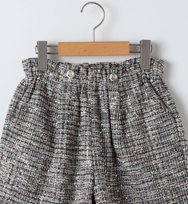 SHIPS KIDS「SHIPS KIDS:140～150cm / 〈手洗い可能〉シャイニー ツイード ショートパンツ」|その他|
