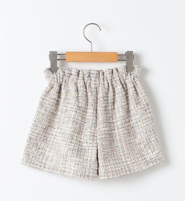 SHIPS KIDS「SHIPS KIDS:100～130cm / 〈手洗い可能〉シャイニー ツイード ショートパンツ」|その他|