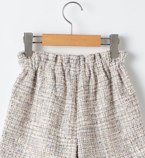 SHIPS KIDS「SHIPS KIDS:100～130cm / 〈手洗い可能〉シャイニー ツイード ショートパンツ」|その他|