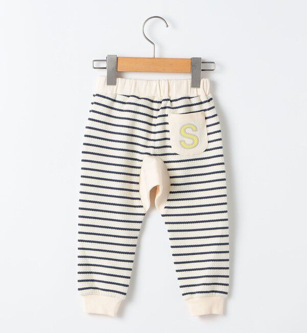 SHIPS KIDS「SHIPS KIDS:80～90cm / ボーダー リブ パンツ」|その他ベビー用品|