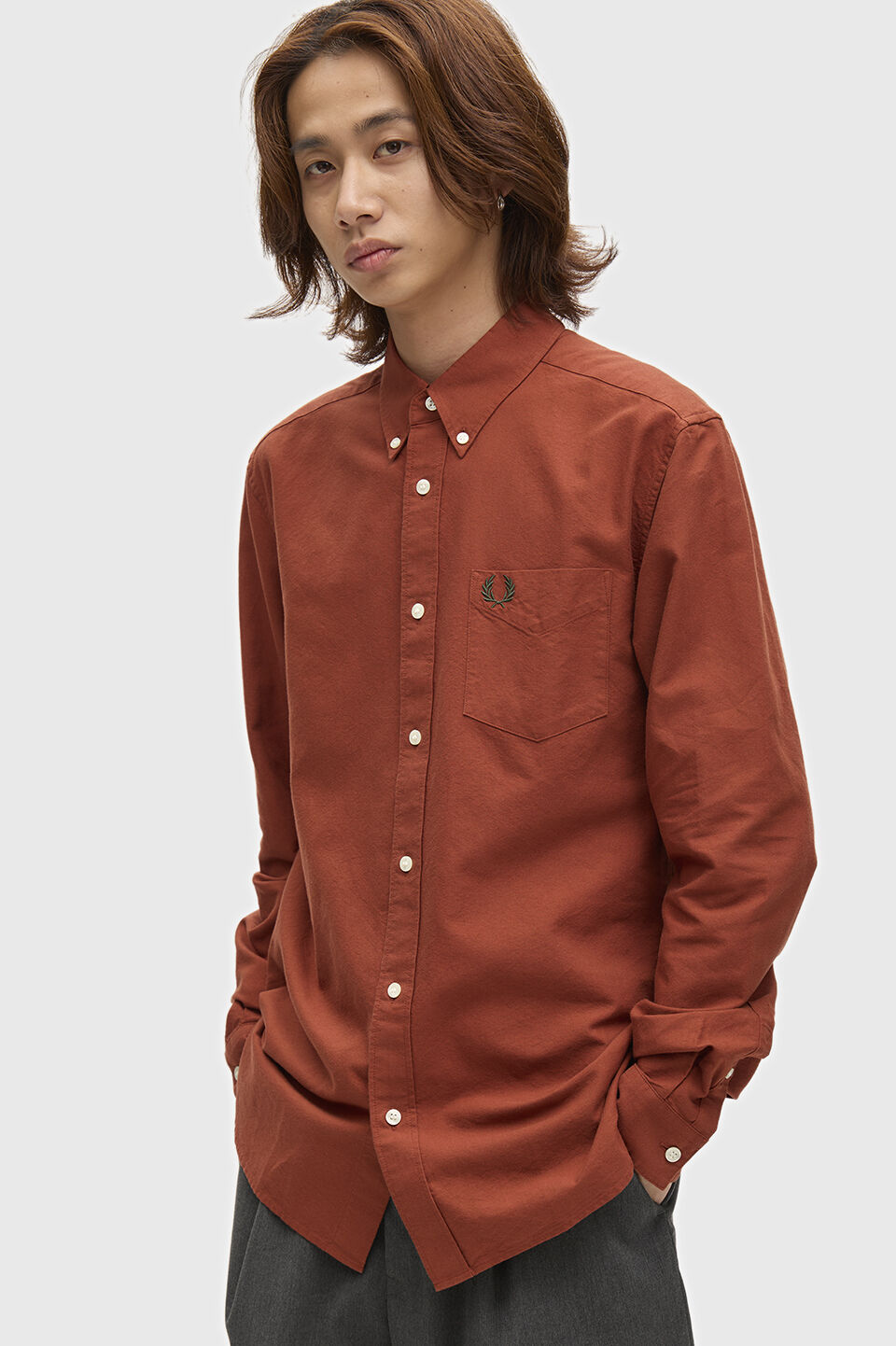 FRED PERRY 「FRED PERRY／Oxford Shirt／オックスフォード長袖シャツ」|シャツ・ブラウス|BRANDY
