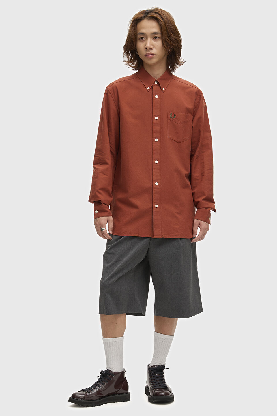 FRED PERRY 「FRED PERRY／Oxford Shirt／オックスフォード長袖シャツ」|シャツ・ブラウス|