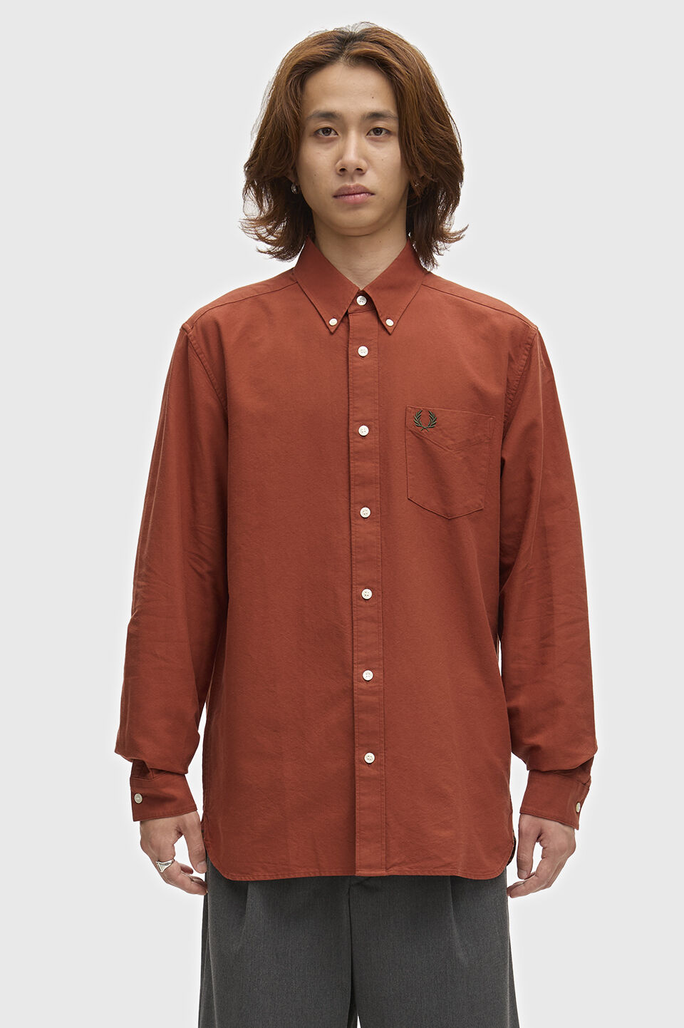 FRED PERRY 「FRED PERRY／Oxford Shirt／オックスフォード長袖シャツ」|シャツ・ブラウス|
