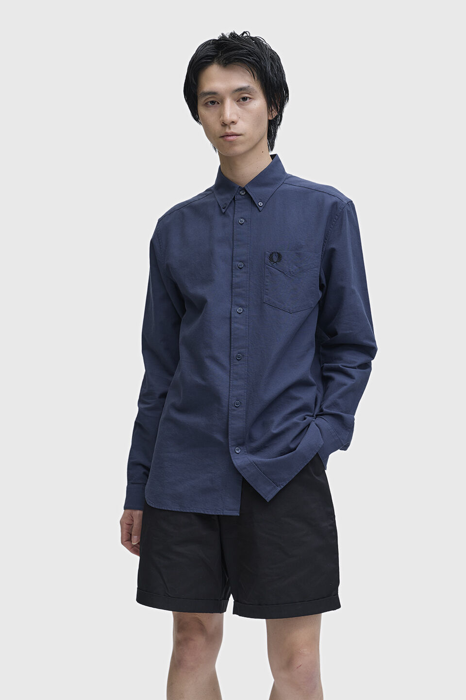 FRED PERRY 「FRED PERRY／Oxford Shirt／オックスフォード長袖シャツ」|シャツ・ブラウス|DARK AIRFORCE