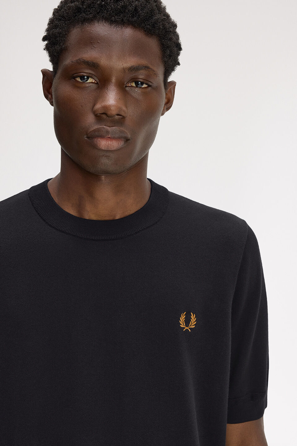 FRED PERRY 「FRED PERRY／Cotton Knitted T-Shirt／コットンニットTシャツ」|Tシャツ・カットソー|