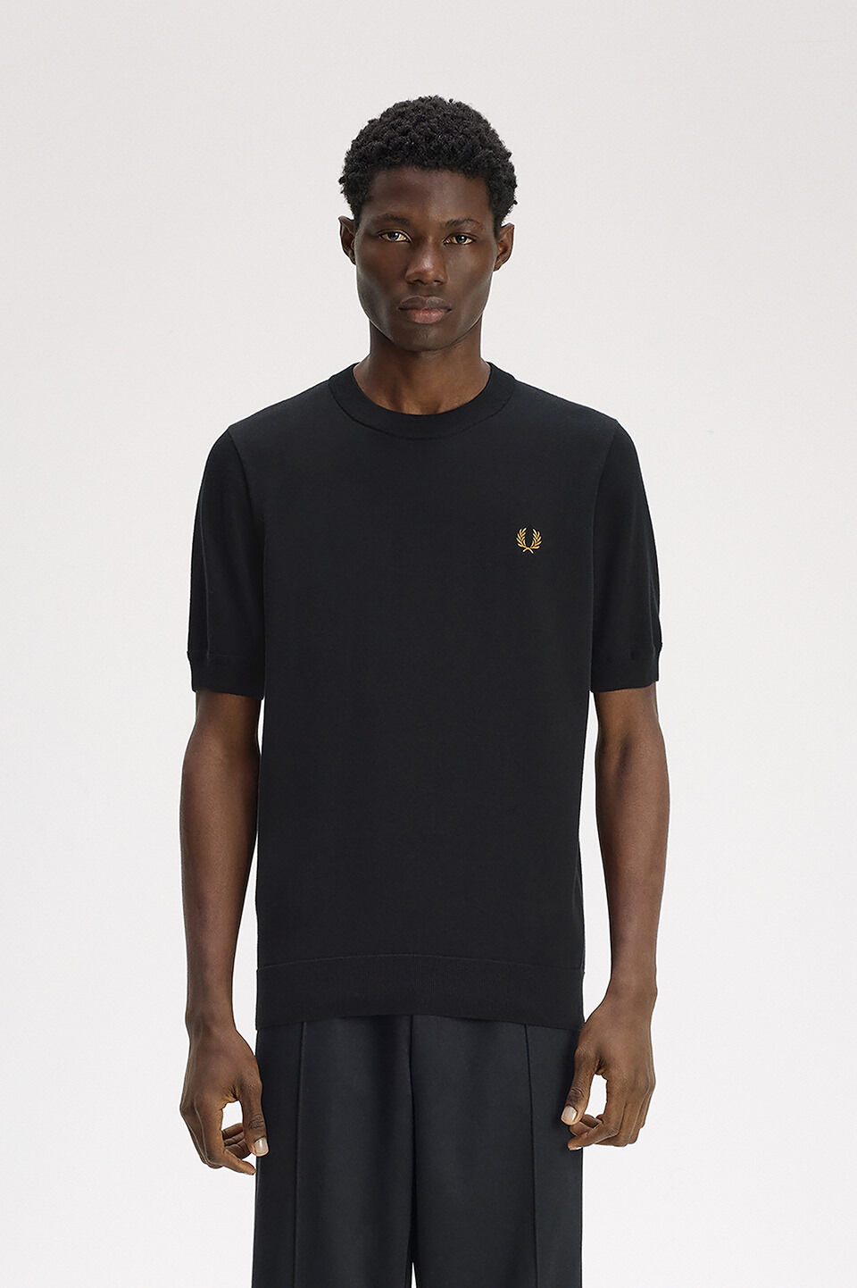 FRED PERRY 「FRED PERRY／Cotton Knitted T-Shirt／コットンニットTシャツ」|Tシャツ・カットソー|