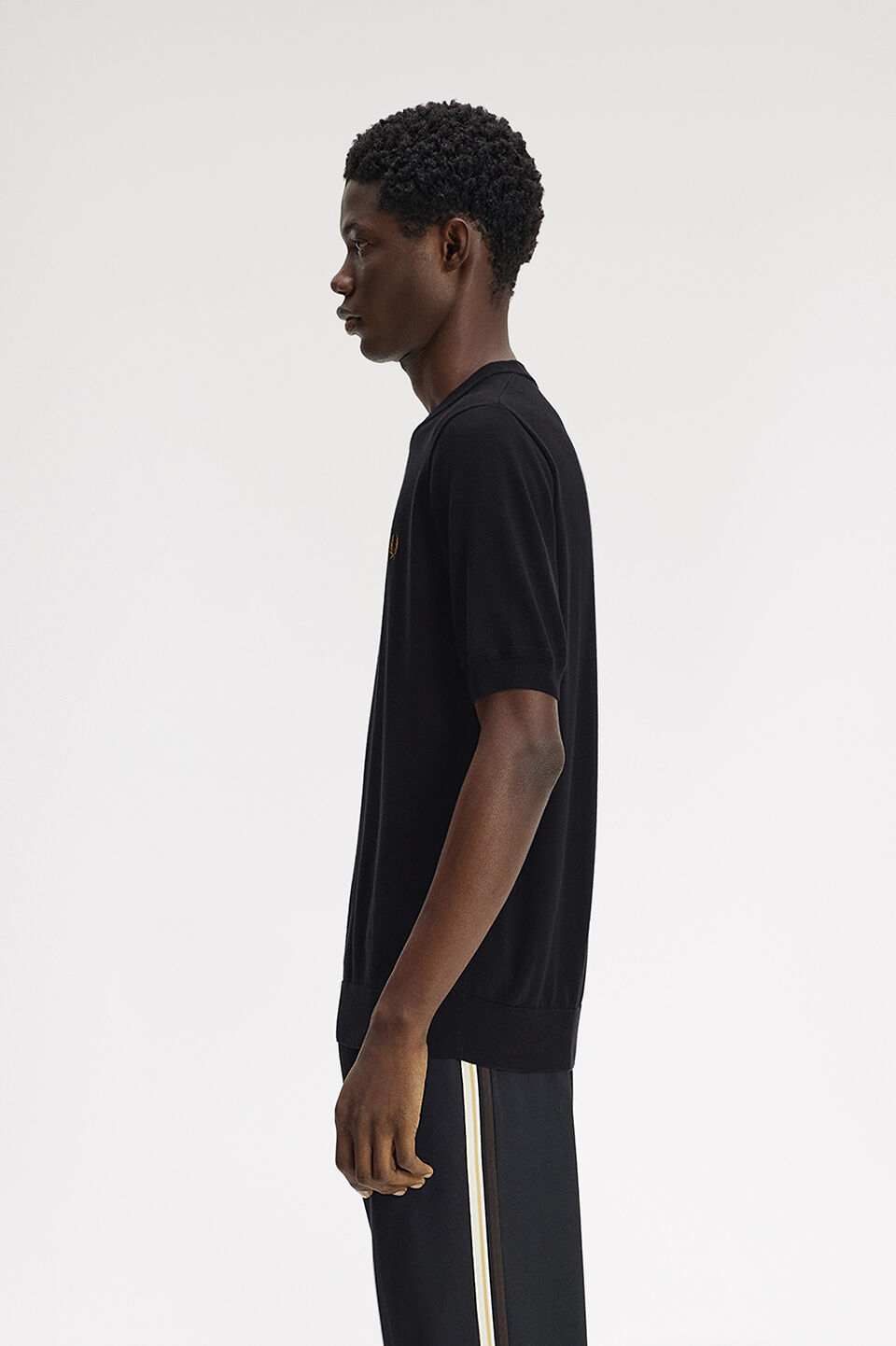FRED PERRY 「FRED PERRY／Cotton Knitted T-Shirt／コットンニットTシャツ」|Tシャツ・カットソー|