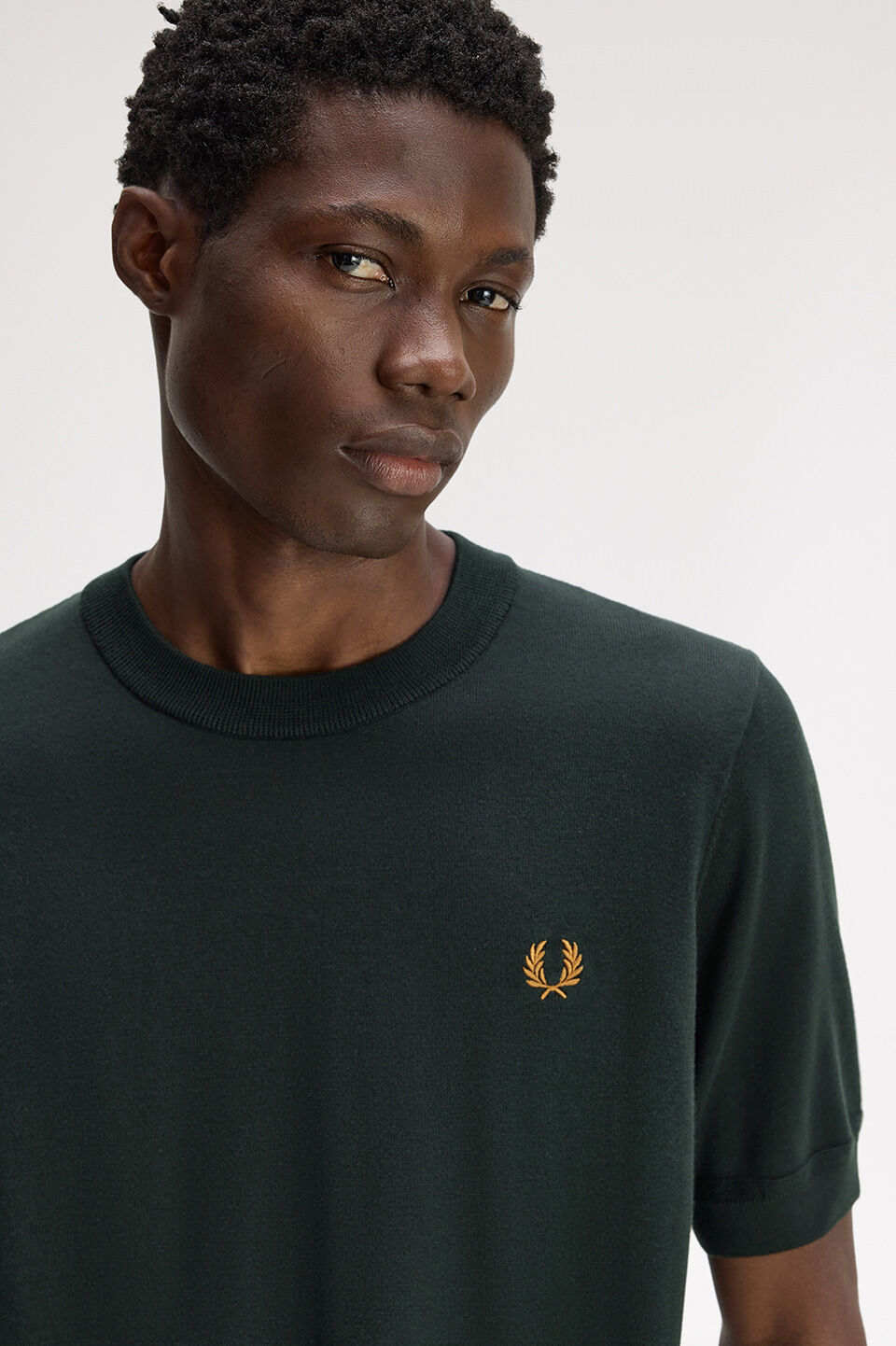 FRED PERRY 「FRED PERRY／Cotton Knitted T-Shirt／コットンニットTシャツ」|Tシャツ・カットソー|