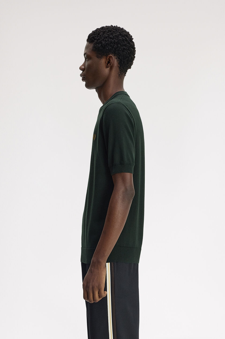 FRED PERRY 「FRED PERRY／Cotton Knitted T-Shirt／コットンニットTシャツ」|Tシャツ・カットソー|