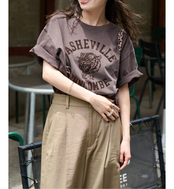 OUTDOOR PRODUCTS Usual Things「追加4 ピグメントカットオフZOO TEE」|Tシャツ・カットソー|
