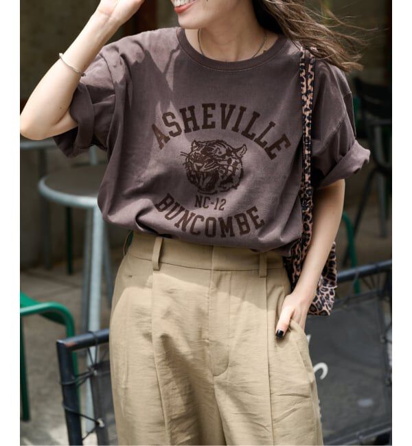 OUTDOOR PRODUCTS Usual Things「追加4 ピグメントカットオフZOO TEE」|Tシャツ・カットソー|