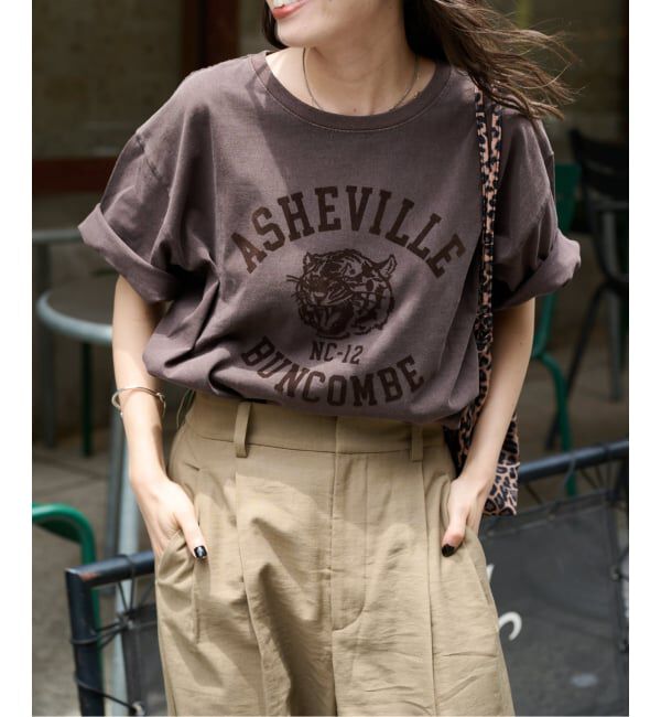 OUTDOOR PRODUCTS Usual Things「追加4 ピグメントカットオフZOO TEE」|Tシャツ・カットソー|