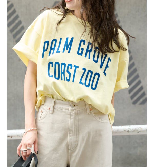 OUTDOOR PRODUCTS Usual Things「追加4 ピグメントカットオフZOO TEE」|Tシャツ・カットソー|