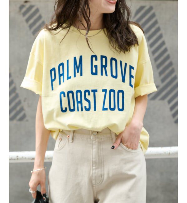 OUTDOOR PRODUCTS Usual Things「追加4 ピグメントカットオフZOO TEE」|Tシャツ・カットソー|