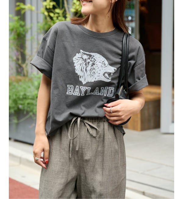 OUTDOOR PRODUCTS Usual Things「追加4 ピグメントカットオフZOO TEE」|Tシャツ・カットソー|
