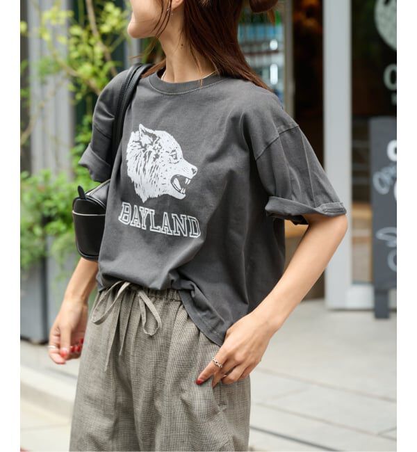OUTDOOR PRODUCTS Usual Things「追加4 ピグメントカットオフZOO TEE」|Tシャツ・カットソー|