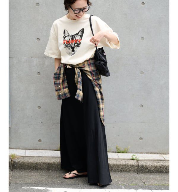 OUTDOOR PRODUCTS Usual Things「追加4 ピグメントカットオフZOO TEE」|Tシャツ・カットソー|