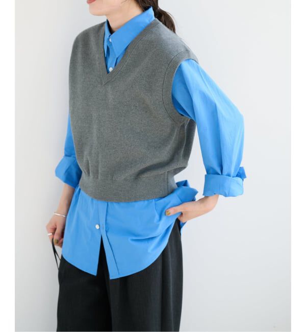 OUTDOOR PRODUCTS Usual Things「≪予約≫コットンVネックニットベスト」|ベスト・ジレ|