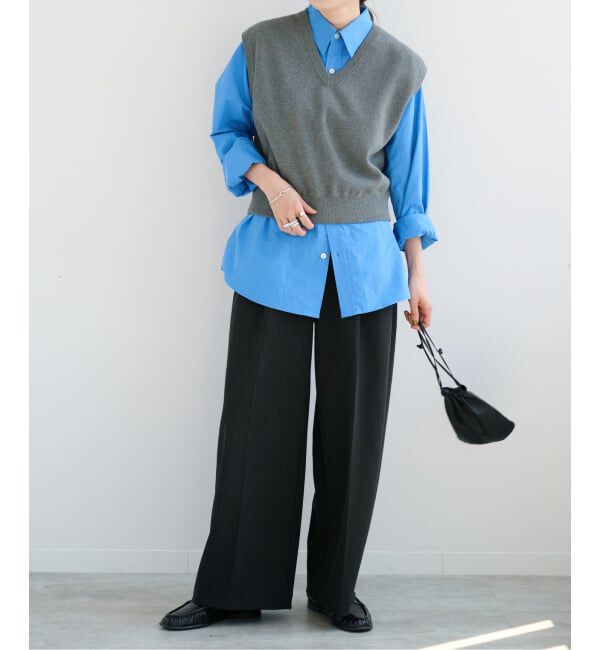 OUTDOOR PRODUCTS Usual Things「≪予約≫コットンVネックニットベスト」|ベスト・ジレ|