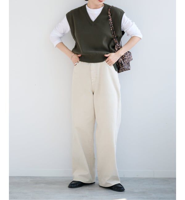 OUTDOOR PRODUCTS Usual Things「≪予約≫コットンVネックニットベスト」|ベスト・ジレ|