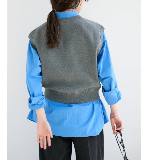 OUTDOOR PRODUCTS Usual Things「≪予約≫コットンVネックニットベスト」|ベスト・ジレ|