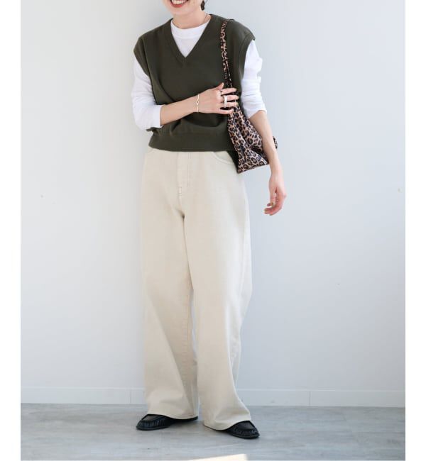 OUTDOOR PRODUCTS Usual Things「≪予約≫コットンVネックニットベスト」|ベスト・ジレ|