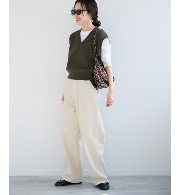 OUTDOOR PRODUCTS Usual Things「≪予約≫コットンVネックニットベスト」|ベスト・ジレ|