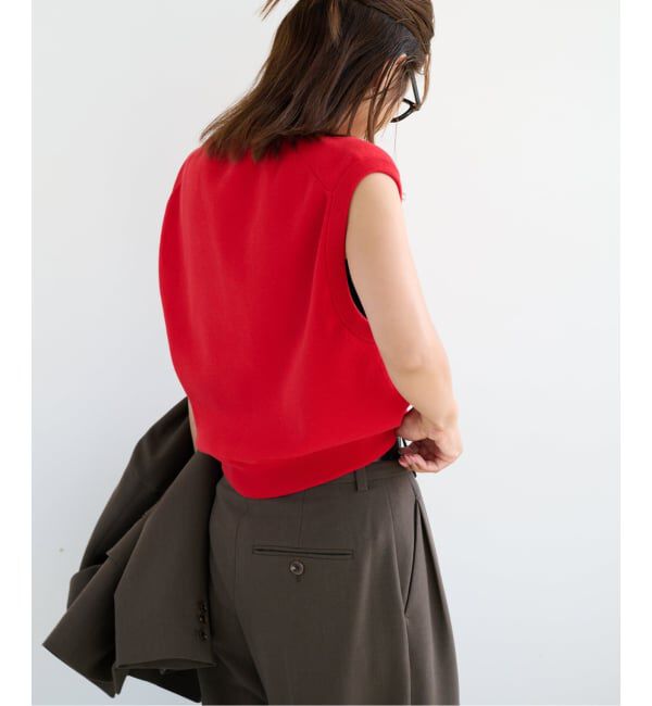 OUTDOOR PRODUCTS Usual Things「≪予約≫コットンVネックニットベスト」|ベスト・ジレ|