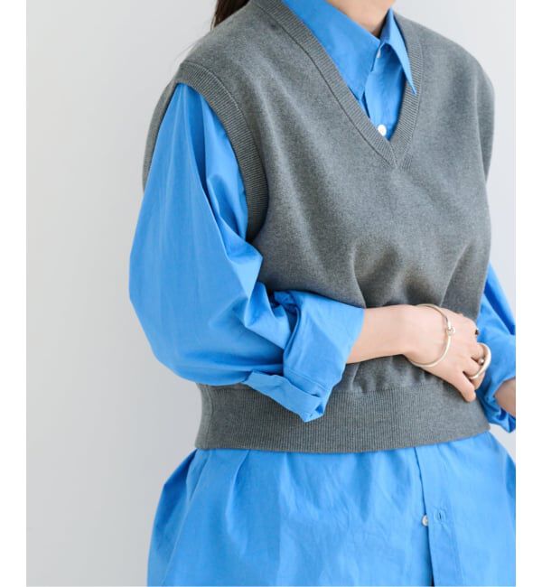 OUTDOOR PRODUCTS Usual Things「≪予約≫コットンVネックニットベスト」|ベスト・ジレ|