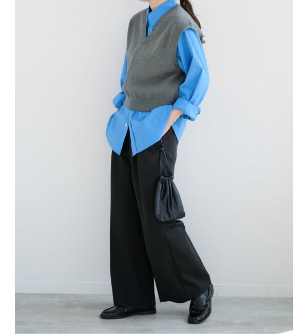 OUTDOOR PRODUCTS Usual Things「≪予約≫コットンVネックニットベスト」|ベスト・ジレ|