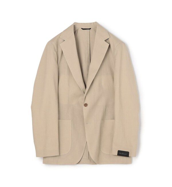 TOMORROWLAND BUYING WEAR「ERRICO FORMICOLA リネン シングルブレステッド3Bジャケット」|テーラードジャケット|43 ベージュ