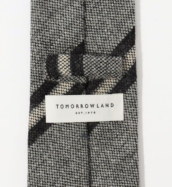 TOMORROWLAND GOODS「TOMORROWLAND ウール レジメンタルストライプネクタイ」|ネクタイ・蝶ネクタイ|