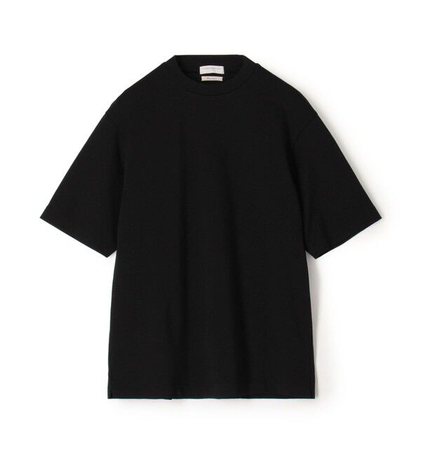 TOMORROWLAND MENS「【接触冷感・吸水速乾】コットンポリエステルポンチ クルーネックTシャツ」|Tシャツ・カットソー|19 ブラック