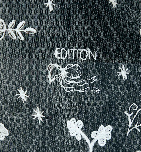 Edition「edition pourell トリコット エンブロイダリーシャツ」|シャツ・ブラウス|