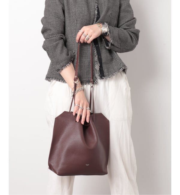  「【blancle/ ブランクレ】Drape drawstring bag」|ショルダー・メッセンジャー|