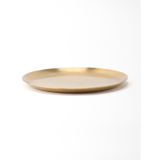 ACME「【fog linen work/フォグリネンワーク】BRASS PLATE ROUND M 真鍮トレイ」|香水・フレグランス|