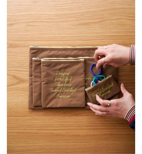journal standard Furniture「JSF POUCH C STITCH  M　ポーチ」|ポーチ|
