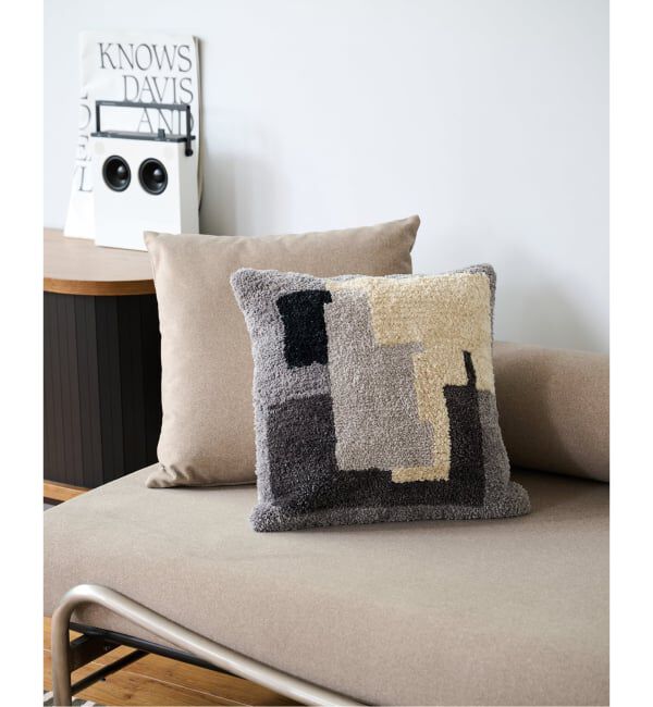 journal standard Furniture「《予約》MERCER CUSHION　クッションカバー45cm」|クッション・クッションカバー|グレー