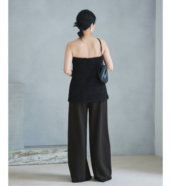 Plage「TWEED ニットベアトップ」|チューブトップ|