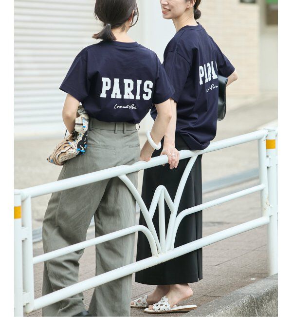 VERMEIL par iena「《一部店舗限定》PARIS ロゴTシャツ」|Tシャツ・カットソー|
