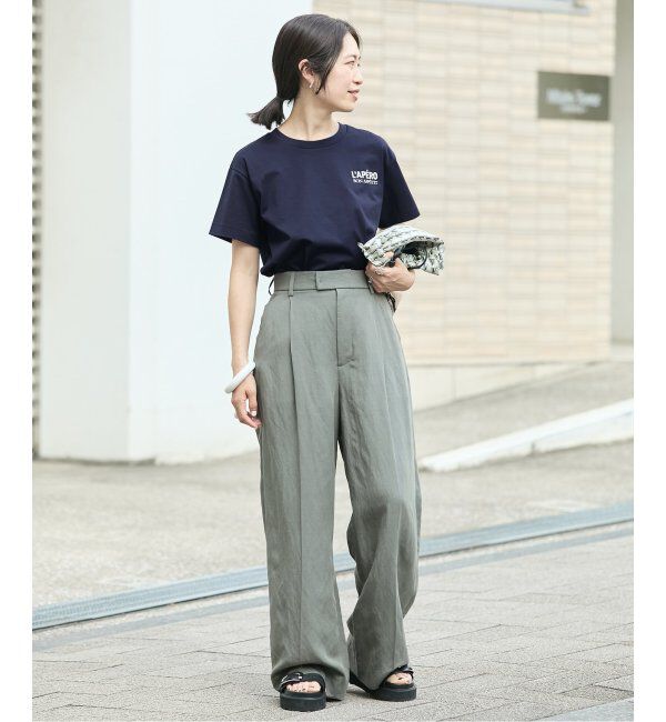 VERMEIL par iena「《一部店舗限定》PARIS ロゴTシャツ」|Tシャツ・カットソー|