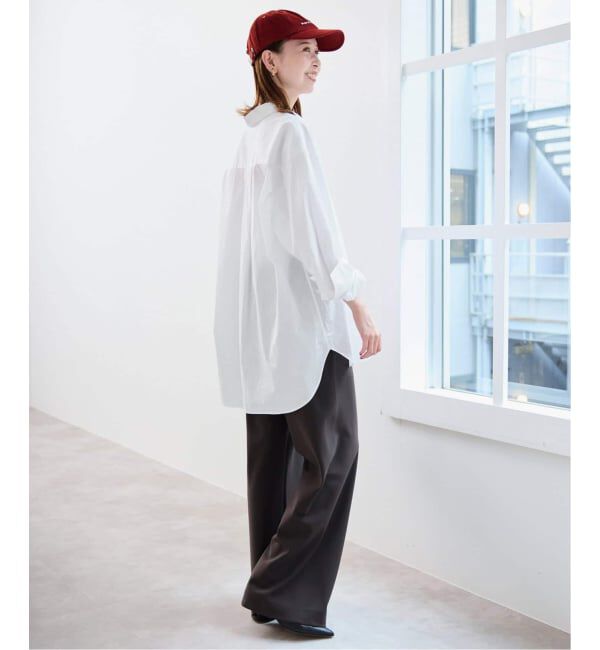 SLOBE IENA「《追加》コットンブロードベーシックシャツ」|シャツ・ブラウス|