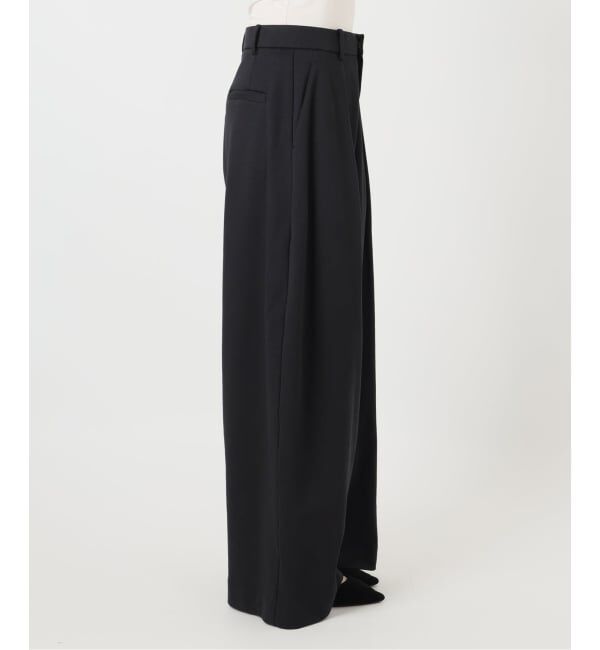 VERMEIL par iena「《手洗い可》Curved Tuck パンツ」|その他|