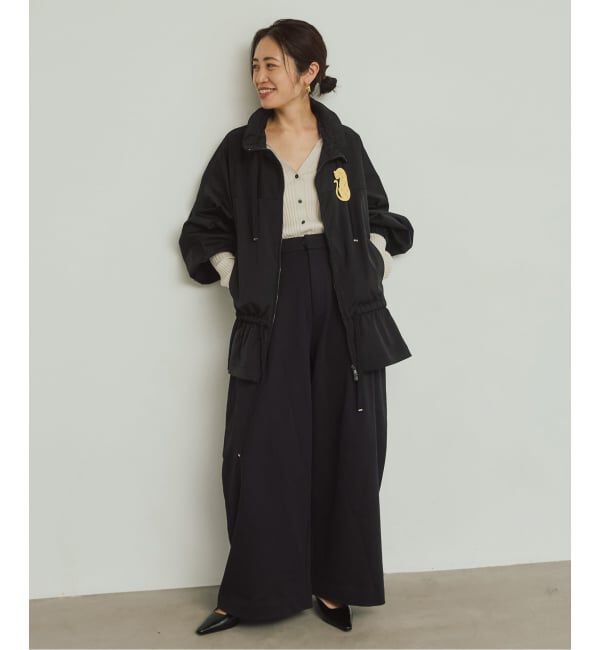 VERMEIL par iena「《手洗い可》Curved Tuck パンツ」|その他|