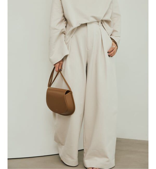 VERMEIL par iena「《手洗い可》Curved Tuck パンツ」|その他|