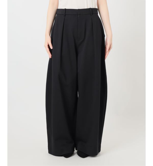 VERMEIL par iena「《手洗い可》Curved Tuck パンツ」|その他|