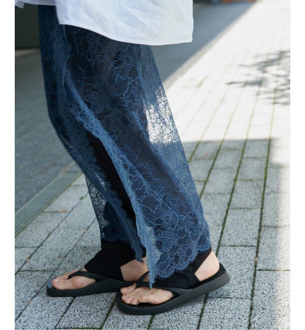 VERMEIL par iena「Lace Overlay Scarf」|その他|