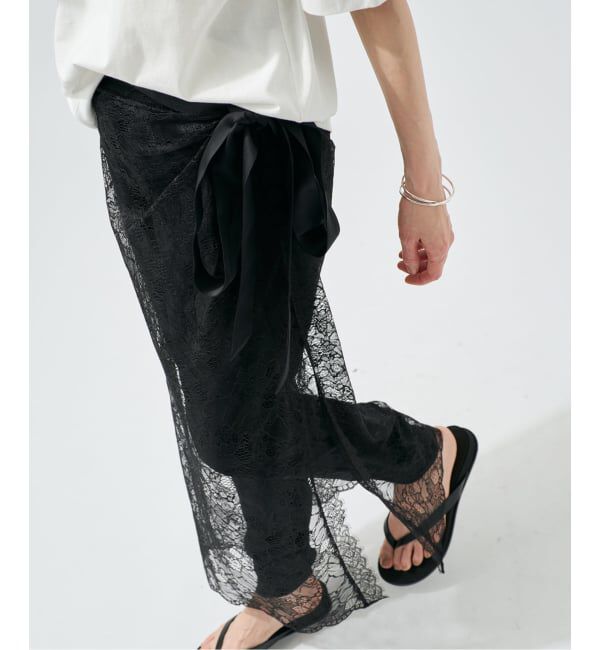 VERMEIL par iena「Lace Overlay Scarf」|その他|