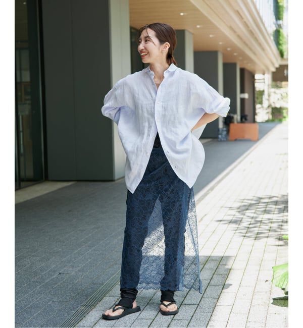 VERMEIL par iena「Lace Overlay Scarf」|その他|