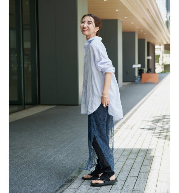 VERMEIL par iena「Lace Overlay Scarf」|その他|